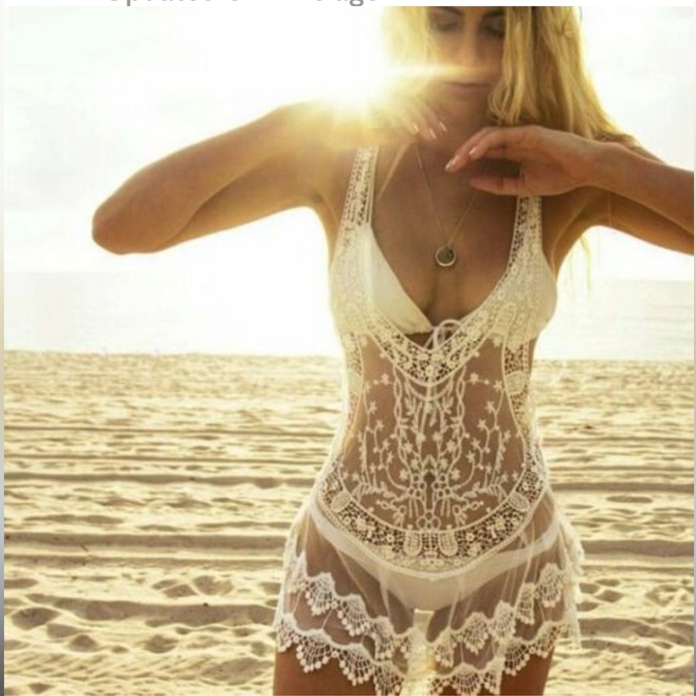 BoHo Lace Bikini Cover-up
